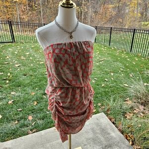 Bar III | Strapless Ruffled Dress